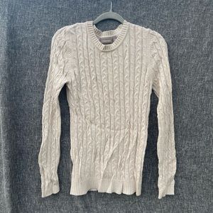 Croft and Barrow Cream sweater